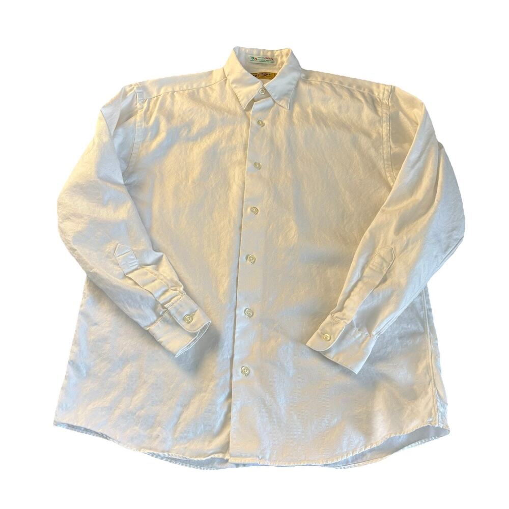 Vtg Paul Stuart White Long Sleeve Button Down Shirt Women’s Size 4 100% Cotton - Picture 4 of 16
